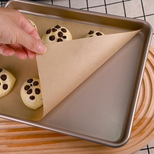WMKGG Set of 2 Toaster Cookie Sheets Baking Pan,11 Inch Oven Tray