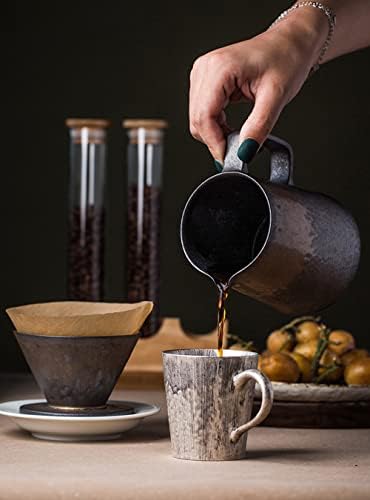 Pour Over Coffee Maker Set, Ceramic Dripper & Decanter, 15oz