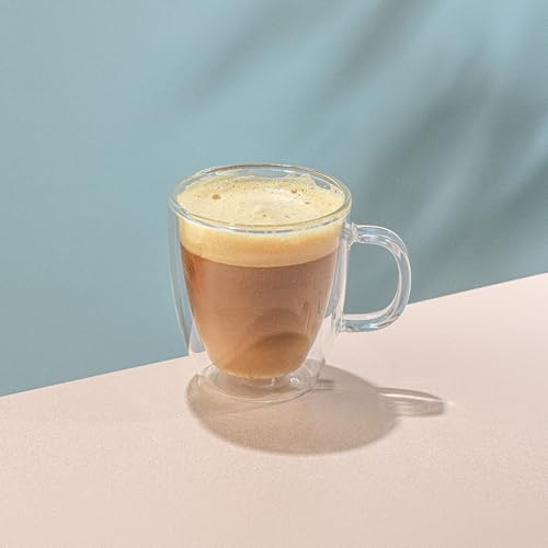JoyJolt Savor Double Wall Insulated Glasses - Coffee Mugs (Set of 2)