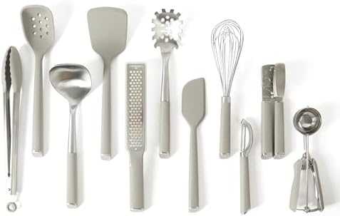 Calphalon Edge 11-Piece Kitchen Tool Set, Taupe