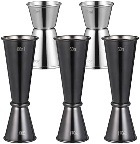 Xmas Stainless Steel Cocktail Jigger Measuring Cup Set 15/30ml