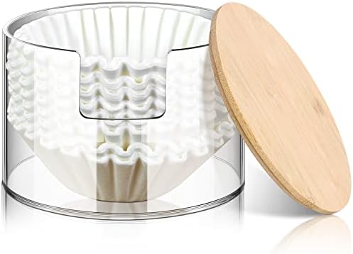 Qunclay Acrylic Coffee Filter Holder Reusable Clear Coffee Filter