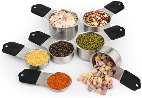 Magnetic Measuring Cups and Spoons Set 14, Stainless Steel Measuring