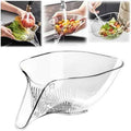 Multi-functional Drain Basket, 1PC, Clear
