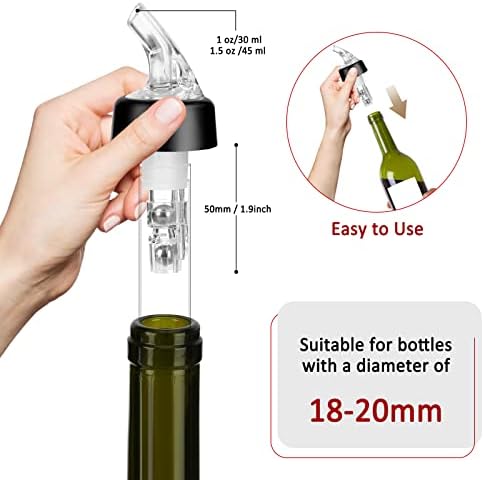 Automatic Measured Bottle Pourer - Quick Shot Spirit Liquor Pour