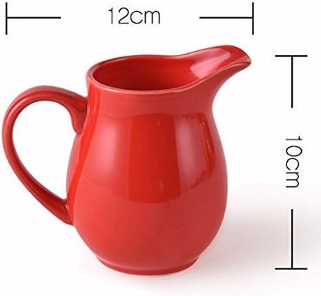 Ceramic Colorful Creamer and Sugar Set with Lid Spoon, Coffee Serving