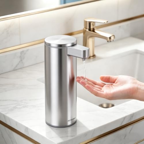 Automatic Liquid Soap Dispenser Touchless: Stainless Steel Hand Soap