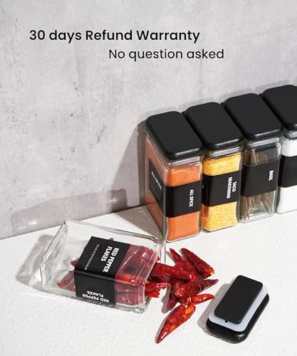 APT 1101 Glass Storage Jars with Bamboo Lid, glass canisters with
