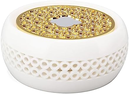 Gavigain Porcelain Teapot Heater, Hollow Frame Round Teapot Warmer