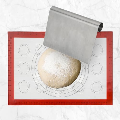 GreatChef Wood Rolling Pin 17.8 Inch for Dough with Pastry