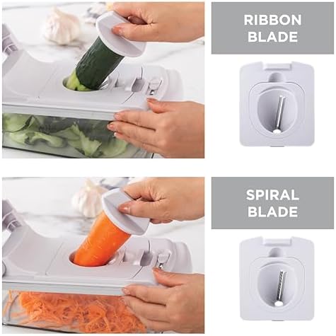 Cook with Color 11-in-1 Vegetable Chopper, Gray