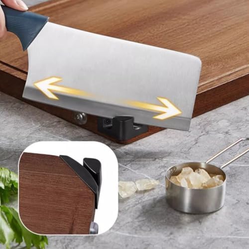 Large Reversible Wooden Cutting Board with Metal Handle Juice Grooves