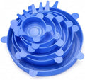 Reusable Silicone Stretch Lids, 6 Pack, Multicolor