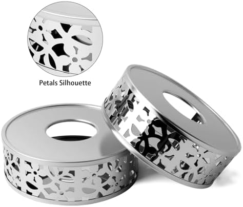 Tea Warmer Petals Silhouette, 2 Pack