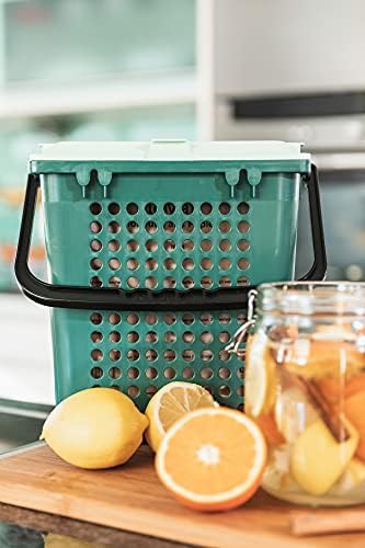 bioMat AirBox Countertop Compost Bin for 2.6 to 3 Gallon Bags