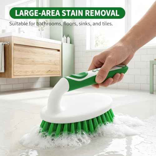 Scrub Brush Set, 4 Pack, Green