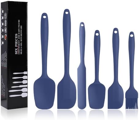 Silicone Spatula Set, Dark Blue