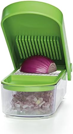 PrepWorks Onion Chopper – Green/White, Standard, for Quick and Easy Dicing and Chopping