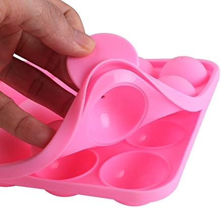 WARMBUY 20 Cavity Silicone Cake Pop Mold Lollipop Baking Tray with