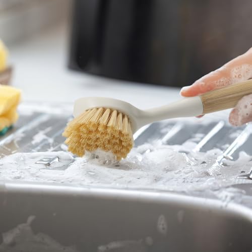 DEBETOOL 4-Pack Dish Brush with Scrubber