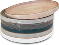 MORA Ceramic Flat Plates Set of 6-8 in - The Dessert, Salad