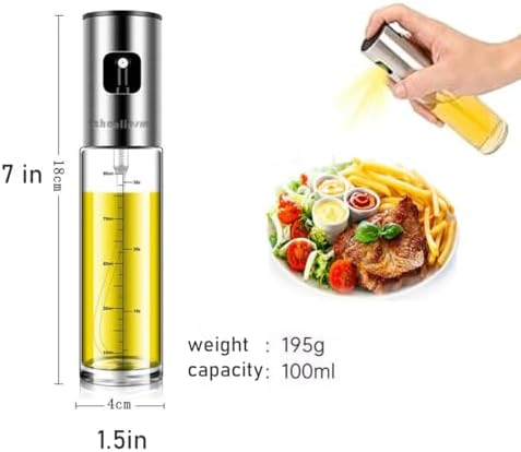 100ml Oil Sprayer for Cooking with Scale