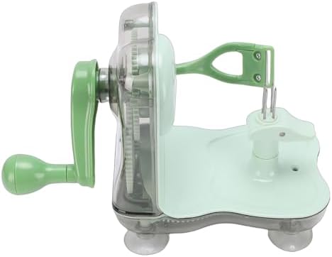 Zunate Peeler Corer Slicer 3-in-1, Hand Cranked Peeling Machine for
