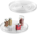 iDesign 14.5-Inch Lazy Susan Organizer, 2-Pack, Clear