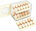 Egg Dispenser for Refrigerator Transparent Storage Sorter Shelf