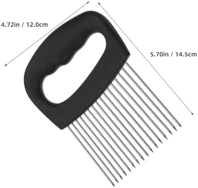 Stainless Steel Onion Slicer Holder for Eggs, Compact Food Prep Tool