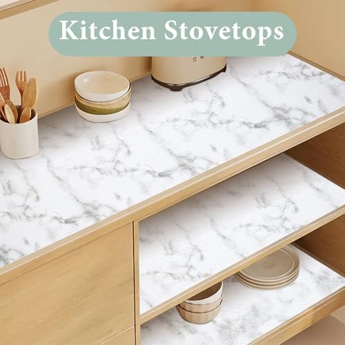 2-Layer Drawer and Shelf Liner for Kitchen Cabinet: 12 in X 20 Ft Non