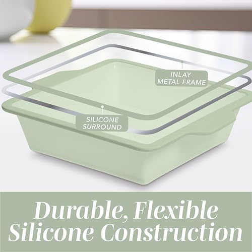 COOK WITH COLOR 17 Pc. Silicone Baking Pan Set - Non-Stick & Easy