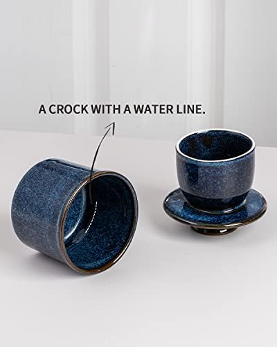 XELA Ceramic Butter Crock, French Butter Dish for Counter - Kiln Turns