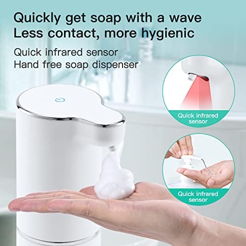 LAOPAO Soap Dispenser, Automatic Foaming Hand Soap Dispenser Touchless
