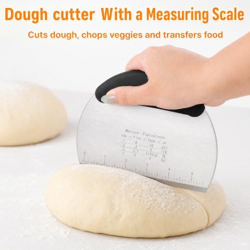 Cookie Cutters Set, 7-Piece with Dough Blender & Scraper