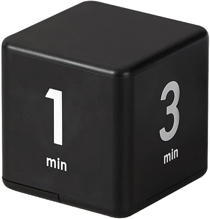 Feilifan Cube Timer, Kid Focus Study Timer Kitchen Work Timer Time Block Cube by Feilifan