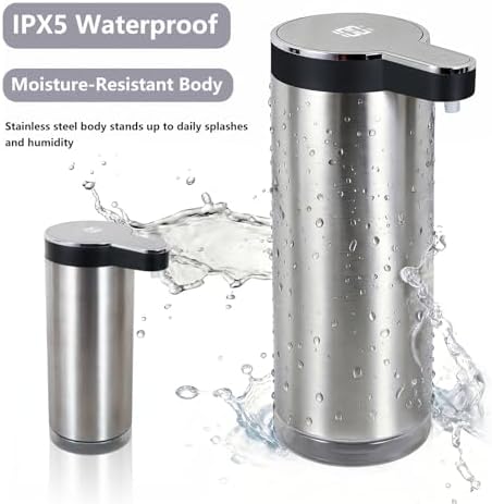 Automatic Foaming Soap Dispenser, Wall Mounted/Countertop Touchless