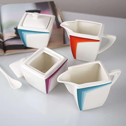 Sugar Bowl,Seasoning Canister, Ceramic Creamer and Sugar Sets, Cream