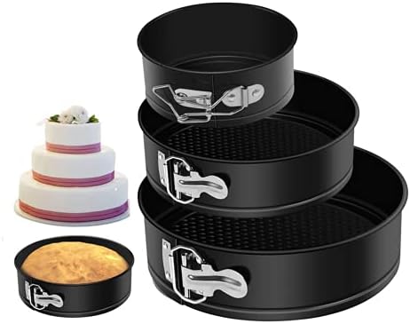 Cheesecake Pan, Springform Cake Pan Set - Pack Of 3, Nonstick Round