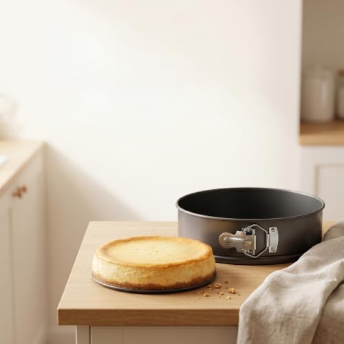 3 Pcs 9" Springform Cake Pans, Round Cheesecake Pan with Removable