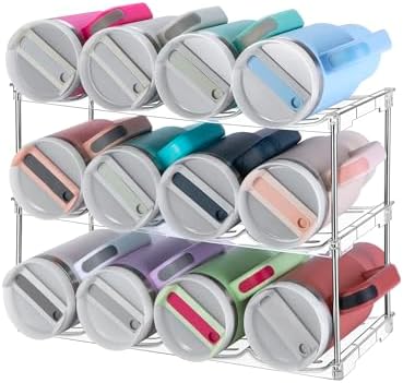 Stackable Water Bottle Organizer for Stanley 40 oz Tumbler