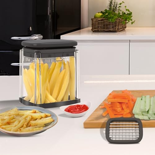 Solucky French Fry Cutter, 3/8 Inch Blade