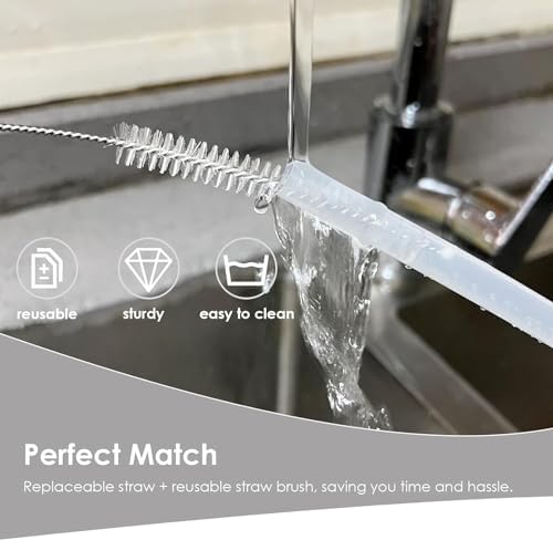 Straw Cleaner Brush Fit for Owala FreeSip 24oz/32oz/40oz,Long Handle
