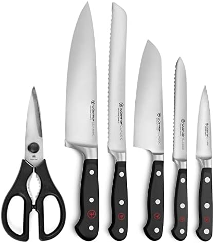 Wusthof Classic 7-Piece Knife Set with Acacia Block