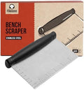 Chef Pomodoro Stainless Steel Bench Scraper, Pizza Dough Cutter