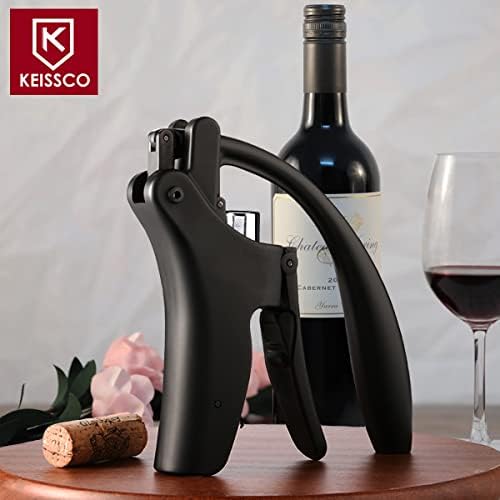 KEISSCO Compact Wine opener Vertical Lever Corkscrew Wine Bottle