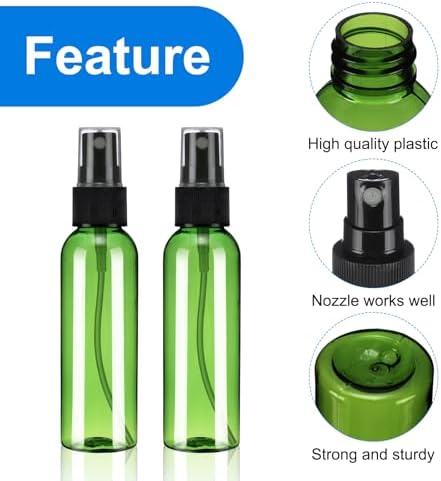 uxcell 100Pack Spray Bottles, 2Oz/60ML Clear Plastic Set