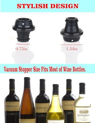 wine plugs Compatible with Deluxe Food VS-12 Vacuum Sealer,attachment
