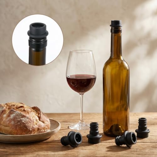 15pcs Vacuvin Wine Stoppers,Silicone Wine Bottle Vacuum Stopper
