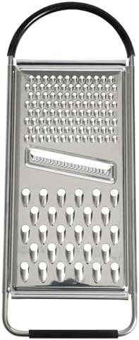 Oster Helmsdale Flat Cheese Grater With Anti-Slip Handle, Stainless